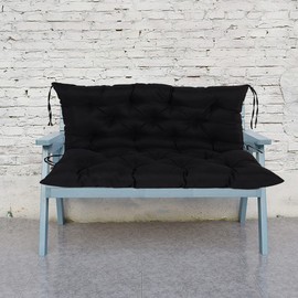 Porch Swing Cushions, Outdoor Swing Cushions for 2-3 Seats, Garden Terrace with backrest Swing Replacement Cushions, Comfortable and Soft, Suitable for Indoor and Outdoor (American Orchid,60*40)