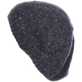 BYOS Women’s Winter Fall Mid-Weight Chic Cable Knit French Beret Hat