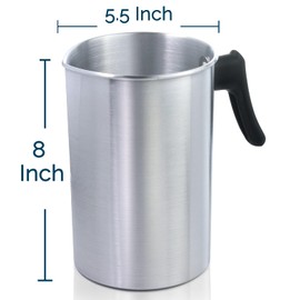 Aroparc Candle Making Pouring Pot 101oz, Wax Melting Pot, Dripless Pouring Pitcher for Candle Making
