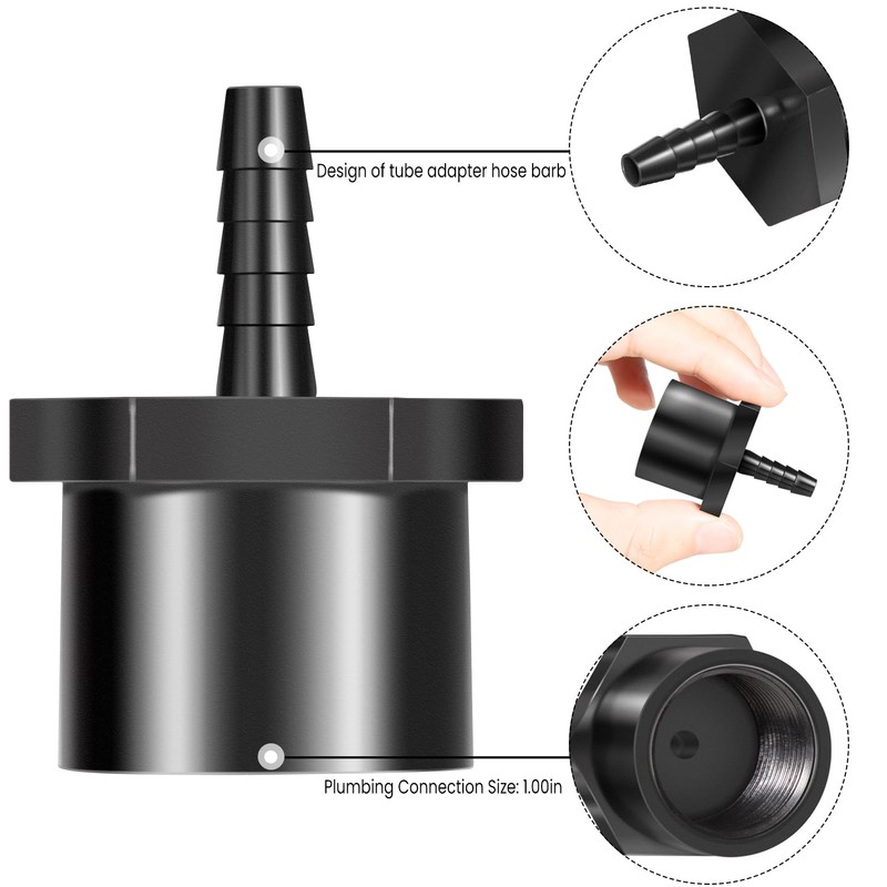 7-1434-01 Hose Barb Adapter for Del Ozone lnjector Manifold IU-201,IU-206,IU-211