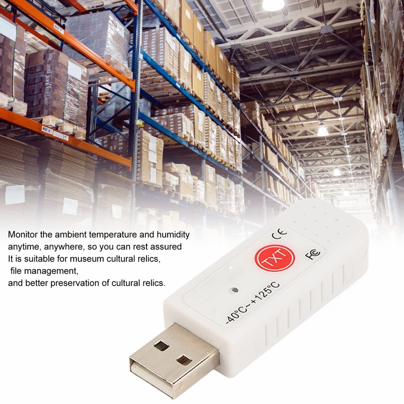 Bewinner USB Thermometer Temperature Data Set for PC Laptop, USB