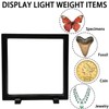2 Set 7.1 Inch Megalodon Shark Tooth Display Case, 3D
