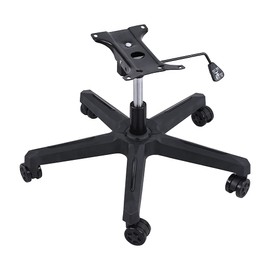 Yoogu 350 Pounds Heavy Duty Gaming Office Chair Replacement Base 28" Swivel Chair Base with Bottom Plate Stand Cylinder and Casters