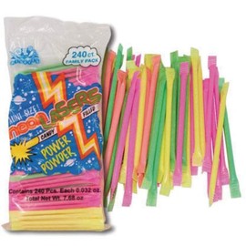 Neon Laser Straws