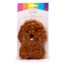 Puckator Cavapoo Fluffy Dog Microwavable Plush Lavender Heat Pack - Heating Pads - Hot Heat and Ice Cold Cool Pack Packs Bag for Sport Injuries Knee Back Pain - Bed Warmer - Wellness Health Products