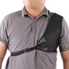 Archery Chest Guard Adjustable 3D Composite Mesh PU Leather Breathable