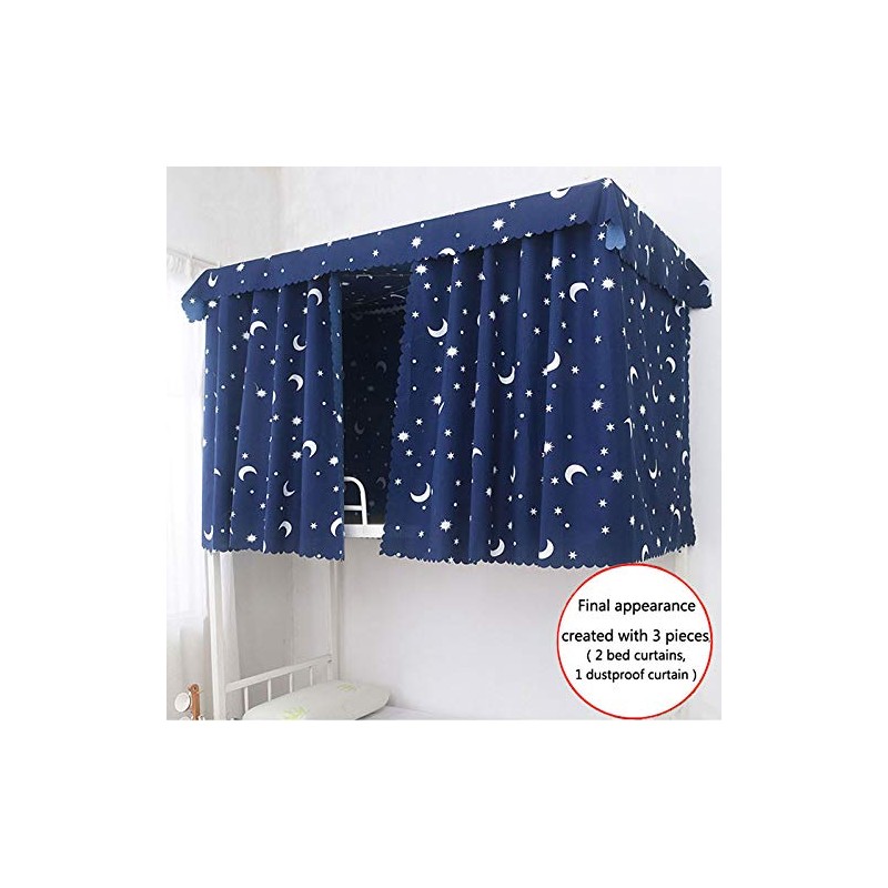 Millya Student Domitory Blackout Bed Curtain Galaxy Starry Bed Canopy