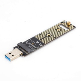 Asixxsix NVMe to USB Adapter M.2 NVME to USB, Reader SSD Adapter Card SSD Adapter Card, SSD Adapter for Hot Plug and Pull Plug and Play