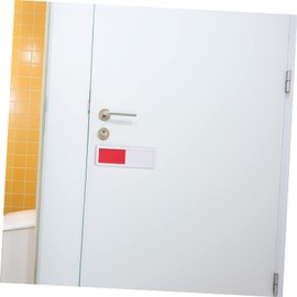 Ciieeo 6pcs House Number Open Closed Signs for Business Conference Door Slider Sign Green Red Slider Sign Privacy Slide Door Sign Fall Decor No Nameplate Work Front Door White Acrylic