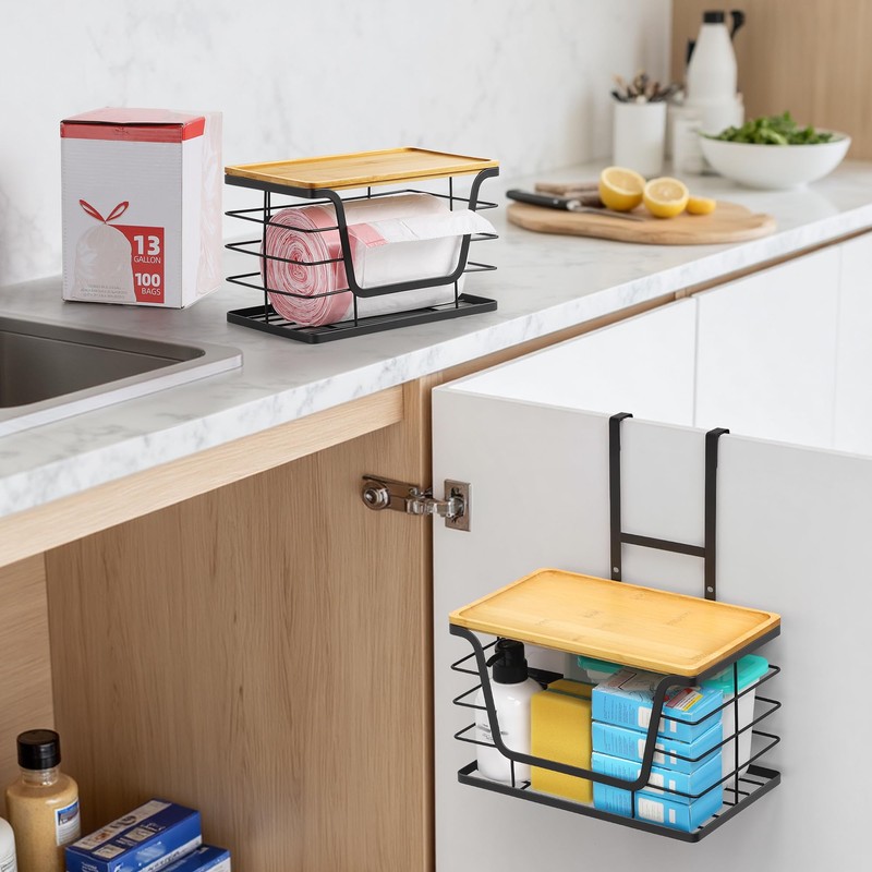 CACHOLIV 2-Pack Trash Bag Holder - Extra Large Garbage Bag