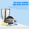 Jeanoko Stainless Steel Cup Ice Cream Milkshake Mixing Durable Cup