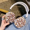 SCJLSDA AirPods Max Case, Cute Leopard Print Animal Skin Print