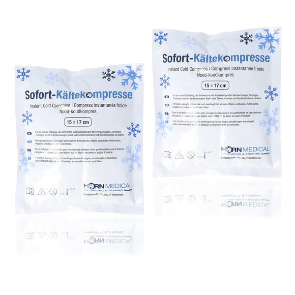 Horn Medical Instant Cold Compresses Disposable Cooling Pack to Trigger