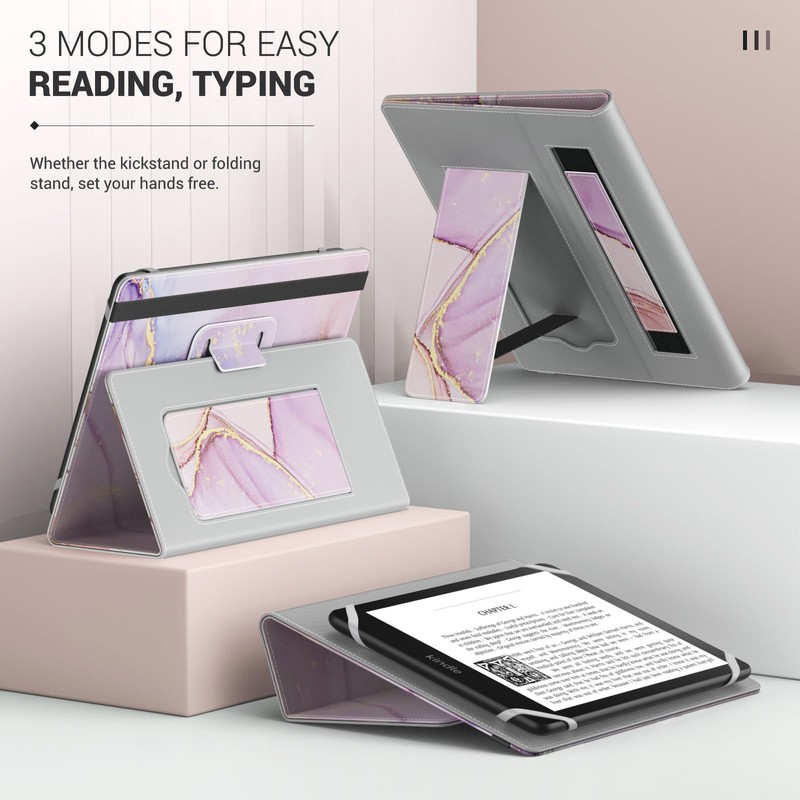 MoKo Case Compatible with 6-7 Inch Tablet, Slim PU Tablet