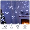 BLOOMWIN Light curtain star light chain curtain, USB 8 modes,