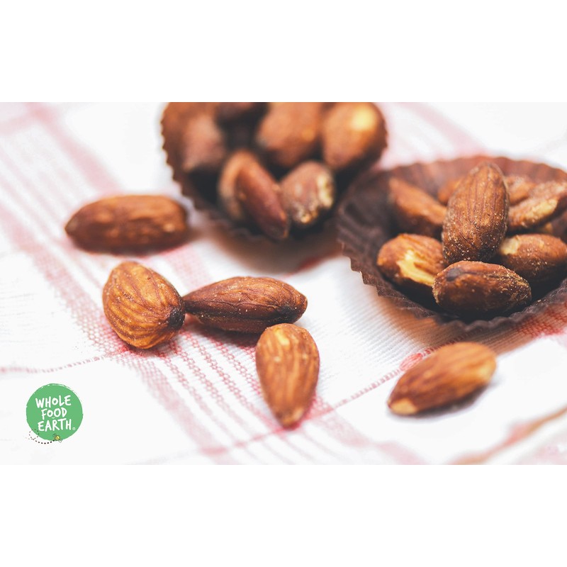 Wholefood Earth Roasted and Salted Almonds 500 g | GMO