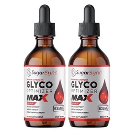 Unbranded (2 Pack) SugarSync Glyco MAX Optimizer, SugarSync Glyco, Sugar Sync Drops