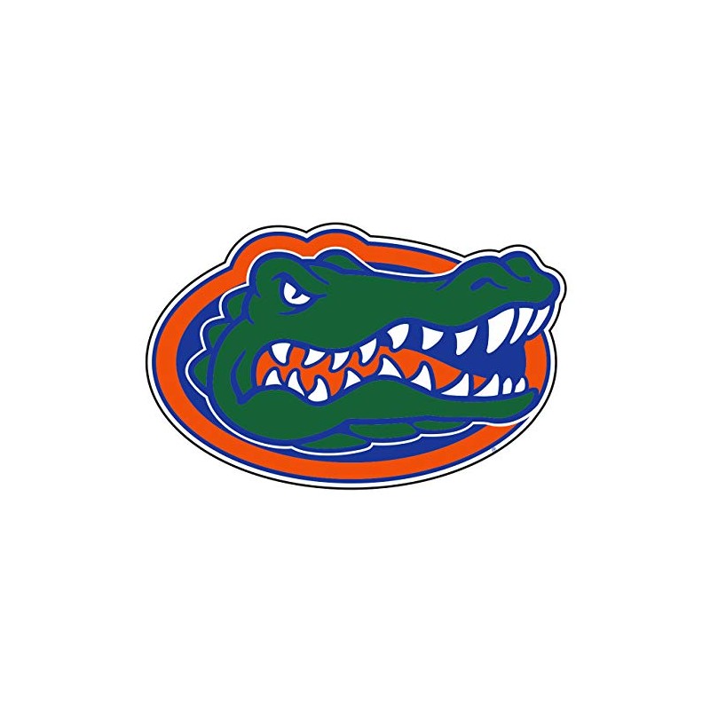 Florida Gators Decal (REF GATOR HEAD DECAL (4"), 4 in)