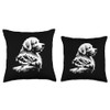 Golden Retriever Dog Nature Graphic Design Throw Pillow