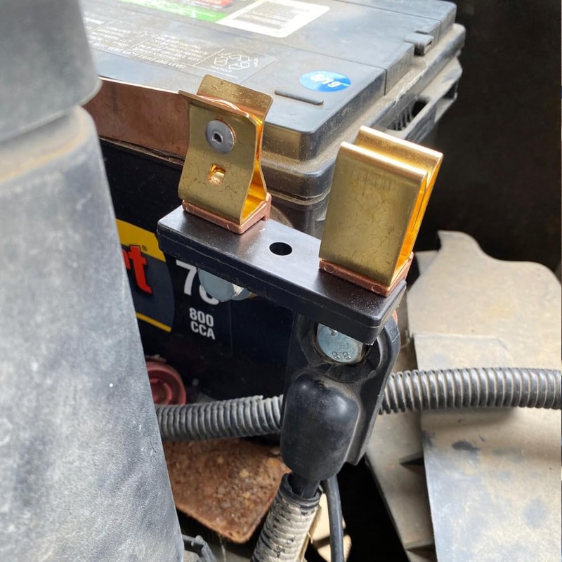Ampper Side Post Battery Disconnect Switch 12V 24V, Knife Blade