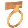 GLOBAL Solid Oak Towel Ring
