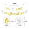 Goilpanitdia On Your Confirmation Banner, First Communion, God Bless, Glittery