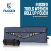 Rugged Tools Wrench Roll Up Pouch - Wrench Organizer &