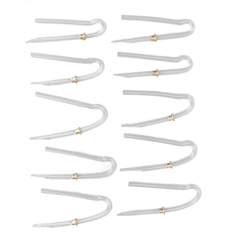 10pcs Preformed Earmold Hearing Aid Tubes Professional BTE Hearing Aid