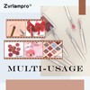 Silicone Lip Brush, Zvrlampro Lip Gloss Wands Lipstick Applicator with