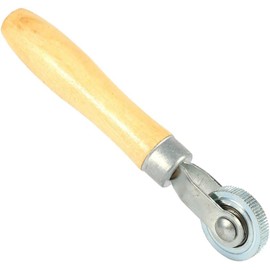 CYSFETENA Auto Reifen Reparatur Roller,Reifenreparatur Werkzeuge mit Holzgriff,4cmx18cm Holz Metall Reifen Reparatur für Schlauch Reparatur Reifen Flicken Tool Rollenlager Werkzeug
