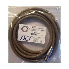 DCI International 435T Asepsis Style 4-Hole Handpiece Tubing, Straight 7 ft. WithConnector - Dark Surf