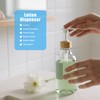 5 Pack Bamboo Bathroom Accessories Set with Tray - Plastic