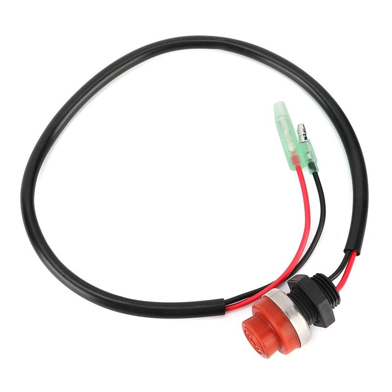 Aoutecen Boat Engine Kill Switch, Round Push Button Keyless Switch