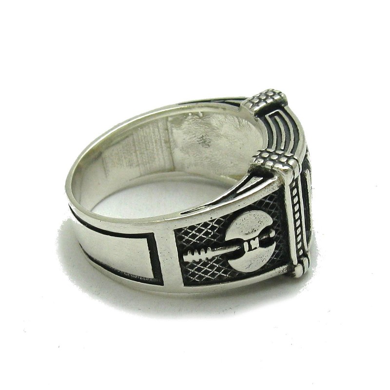 Sterling silber herren ring altes bulgarisches symbol 925 Empress