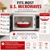 2-in-1 Microwave Egg Cooker & Grill Pan Set, Nonstick Microwave