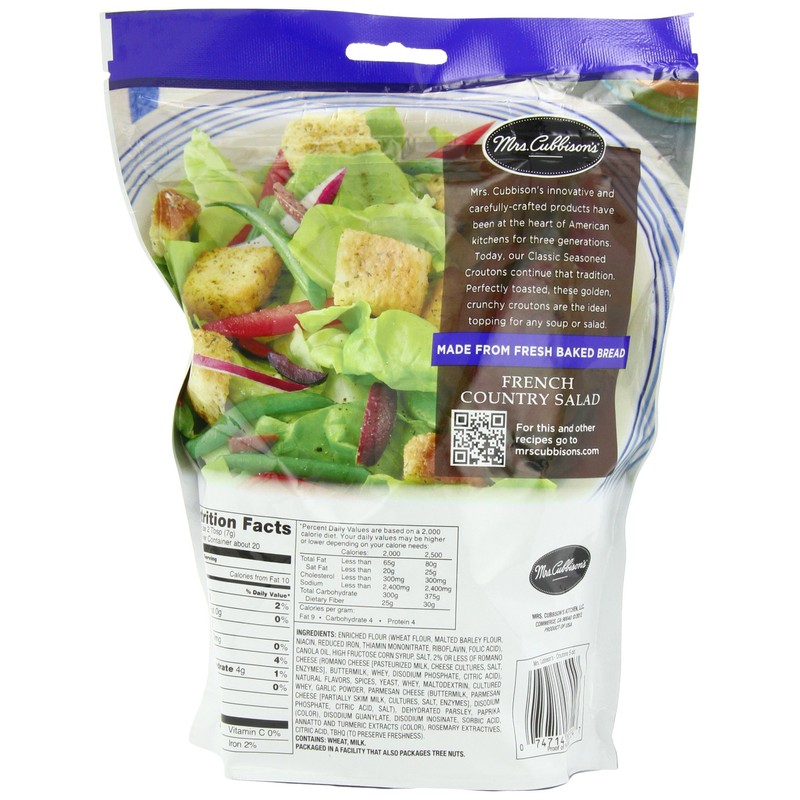Mrs. Cubbison's Crouton, Classic Seasoned, 9 Count