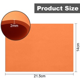 IVEOPPE Foam Rubber Sheets Craft EVA Foam - 84 Pieces A5 21.5 x 14 cm Foam Board, 2 mm Thick, 12 Colours, Foam Panels for DIY Crafts, Birthday, Christmas