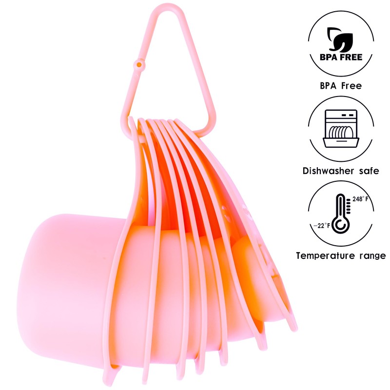 Smithcraft Measuring Cups and Spoons Set, Plastic Measuring Cup Set