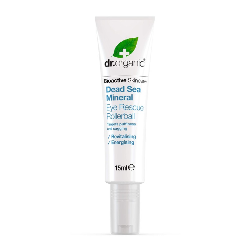 Dr Organic Dead Sea Mineral Eye Rescue Rollerball 15ml