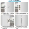 PATIKIL Stainless Steel Closet Ball Catch Door Hardware, 2 Pack