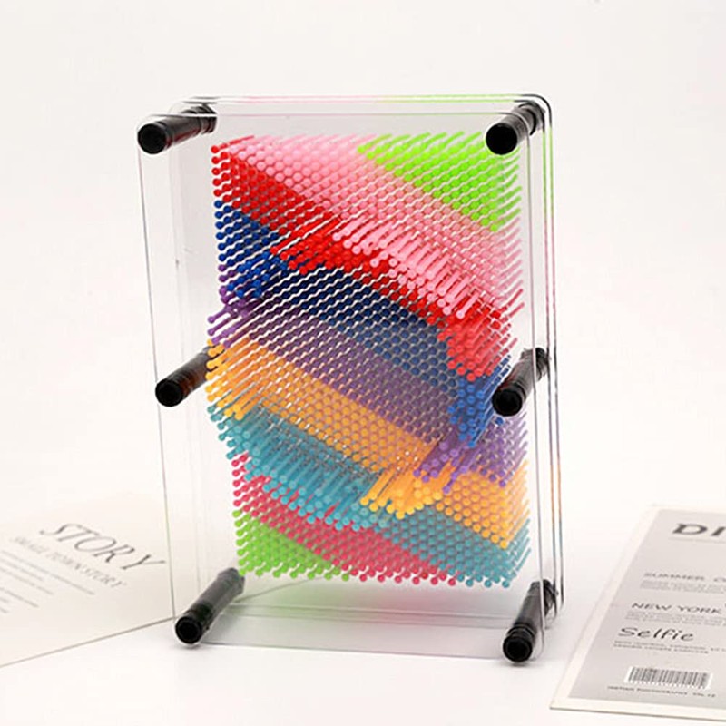 ANCLLO 3D Pin Art Sculpture Pin Impression Hand Mold Novelty