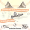huruirui M3 Hex Socket Head Cap Screws - 304 Stainless