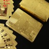 RedBeryl Gold Plastic Playing Cards with Exclusive Case (Gold Euro)