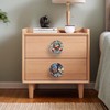 JamJam Set of 8 1.8" Wooden Farmhouse Cabinet Knobs Rustic