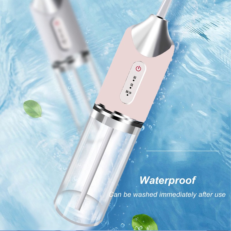 Electric Oral Irrigator 3 Modes 4 Nozzles 360 Degree Rotating