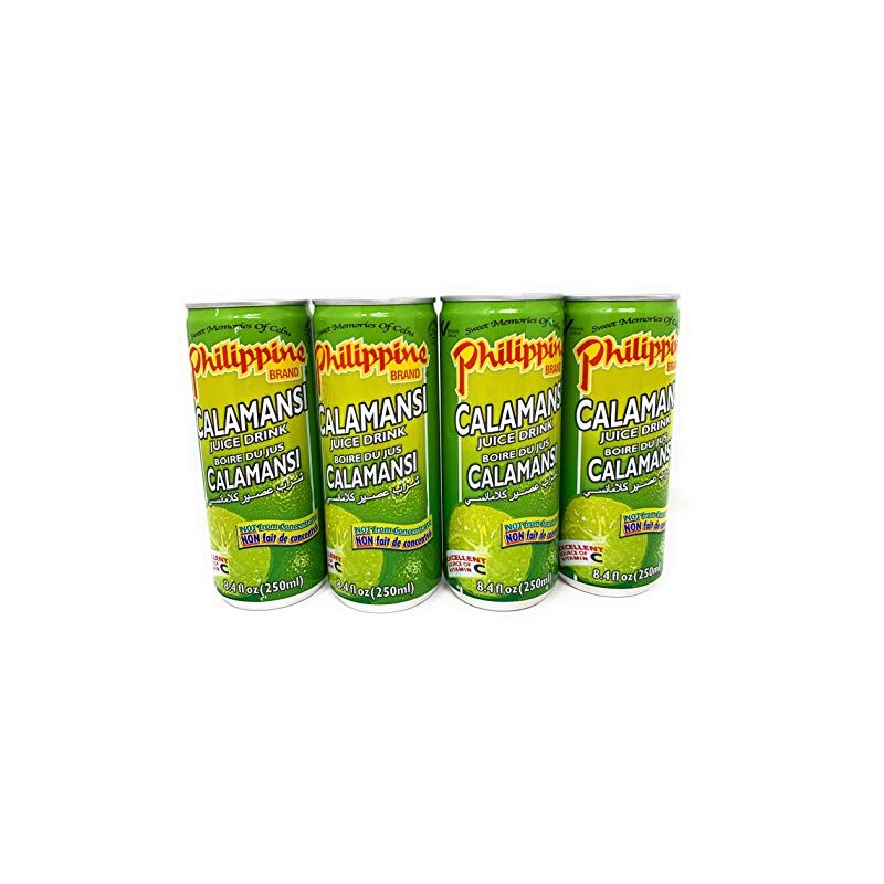 Philippine Brand Juices 250ml (Calamansi, 4 Pack)