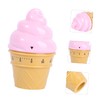 Ciieeo 1Pc Pink Ice Cream Mechanical Timer Reliable Countdown Timer