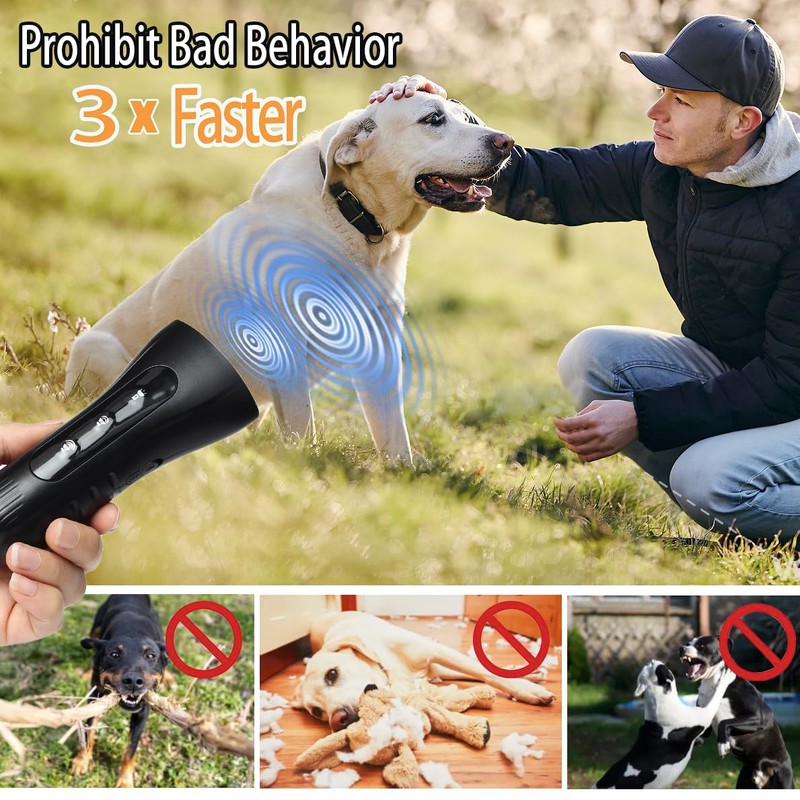 Diketone Anti Bell Device Dogs, Ultrasonic Training, Portable Anti-Barking, Ultrasonic