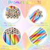Pack of 16 Rainbow Pencils Children's Set, Colouring Pencils Including