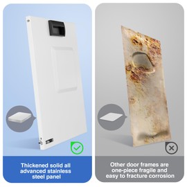 Autofeedog Stainless Steels Closing Panel Pet Door Cover (X-Large) - Only for Autofeedog X-Large Pet Door